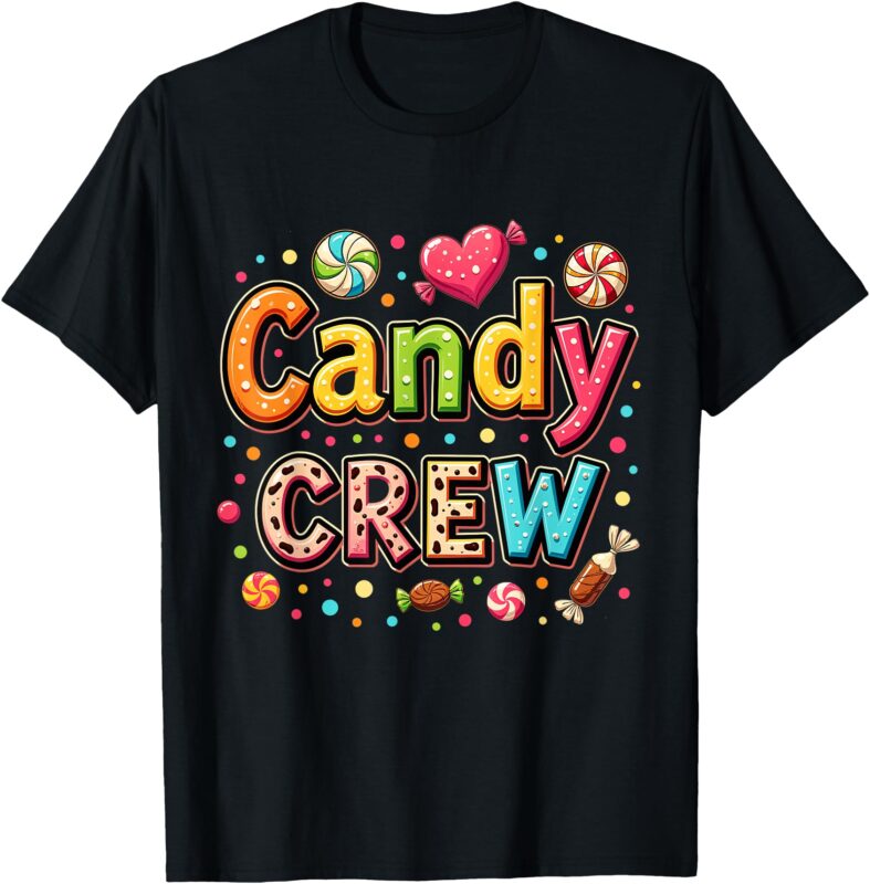 Candy Party Crew Lover Cute Halloween Trick or Treat Outfit T-Shirt