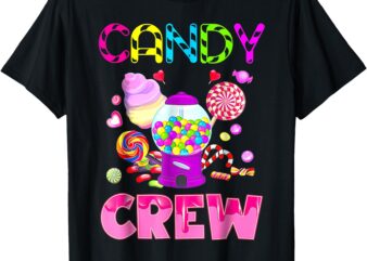 Candy Land Costume Women Candy Crew Sweetie Candy Squad T-Shirt