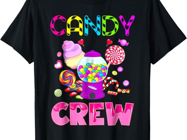 Candy land costume women candy crew sweetie candy squad t-shirt