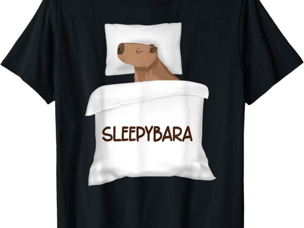 Capybara official sleep pajamas nightgown sleepybara rodents t-shirt