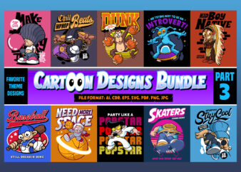 Cartoon Designs Bundle part 3