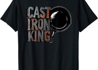 Cast Iron King (Cast Iron Pan Chef) T-Shirt