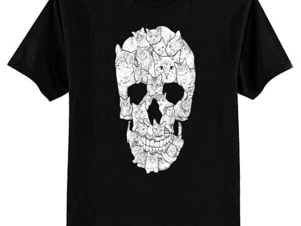 Cat skull t-shirt