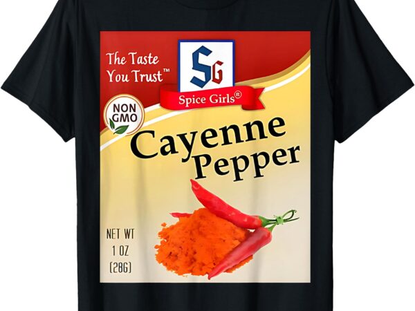 Cayenne pepper condiment holiday spice group costumes t-shirt