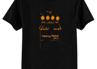 Chainsaw Guitar Pedal (Boss HM-2) T-Shirt