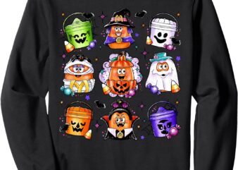 Chicken Nuggets Pumpkin Halloween 90’s Vintage Sweatshirt