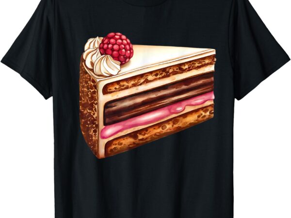 Chocolate cake slice halloween costume t-shirt