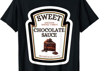 Chocolate Sauce Cake Ice Cream Halloween Costume Condiments T-Shirt