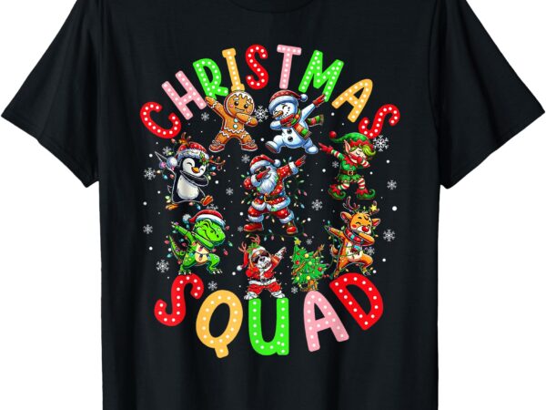 Christmas 2024 team santa elf squad xmas matching family t-shirt