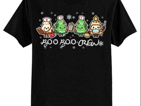 Christmas nurse boo boo crew tree cake xmas nursing t-shirt ltsp