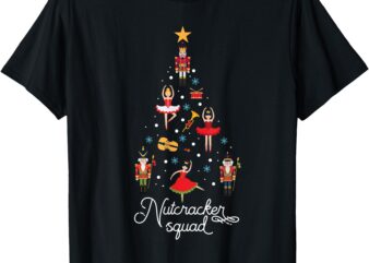 Christmas Nutcracker Squad Ballet Dance Women Kids Girls T-Shirt