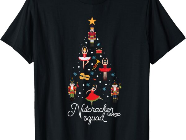 Christmas nutcracker squad ballet dance women kids girls t-shirt