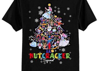 Christmas Nutcracker Squad Ballet Dance Women Kids Girls T-Shirt ltsp