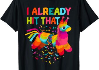 Cinco de Mayo costume I Already Hit That Pinata Funny Party T-Shirt