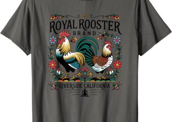 City of Riverside, California, Royal Rooster brand T-Shirt