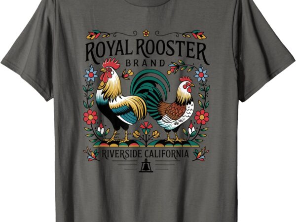 City of riverside, california, royal rooster brand t-shirt