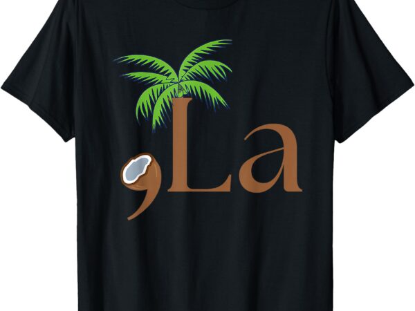 Coconut comma + la 2024 t-shirt