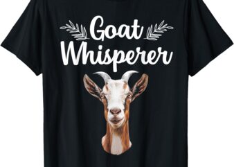 Cool Goat Whisperer Design For Men Women Pygmy Goat Lover T-Shirt