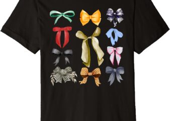 Coquette Eras Bows Premium T-Shirt