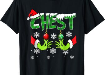 Chest Nuts Matching Chestnuts Christmas Snow Couples T-Shirt