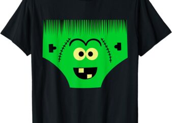 Creepy Of Underwear Face Halloween Costume T-Shirt