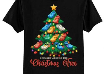 Crockin’ Around The Christmas Tree Crocking Around The T-Shirt ltsp