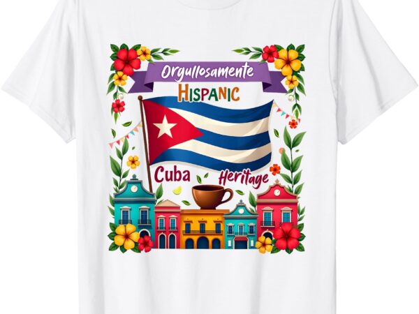 Cuban flag outfit idea latin heritage for women & cuba flag t-shirt