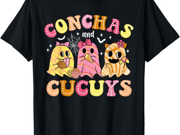 Cute conchas and cucuys ghost funny halloween mexican ghost t-shirt