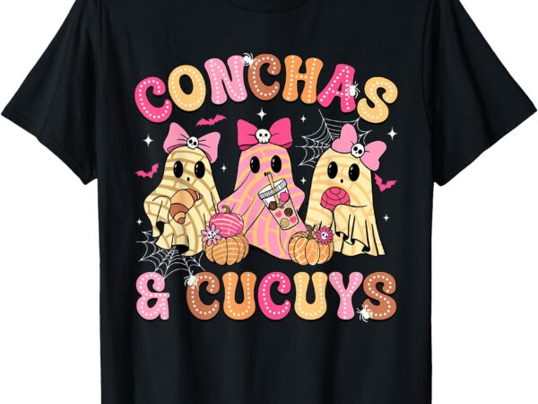 Cute conchas and cucuys ghost funny mexican halloween ghost t-shirt