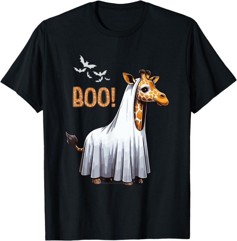 Cute Giraffe Boo Halloween Costume Zoo Lover T-Shirt