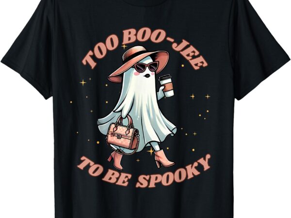 Cute halloween boo jee ghost girl women boujee spooky t-shirt