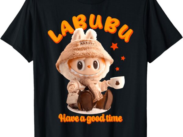 Cute labubu classic pose funny t-shirt