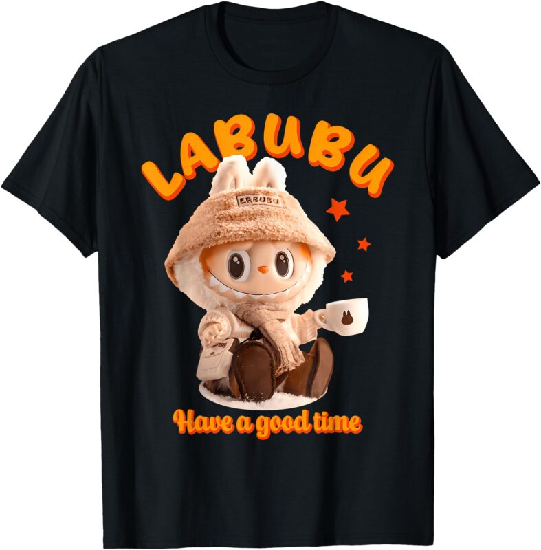 Cute Labubu Classic Pose Funny T-Shirt