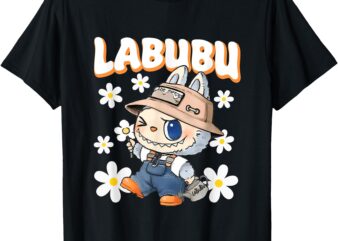 Cute Labubu Happy Halloween Chrismast HalloThanksMas T-Shirt