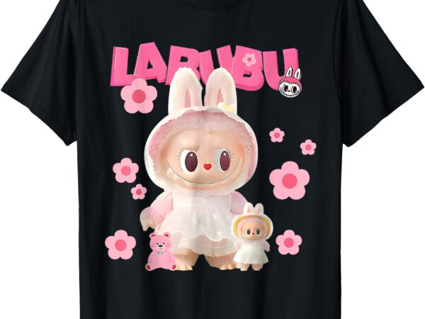 Cute labubu lover the monsters pink halloween christmas t-shirt