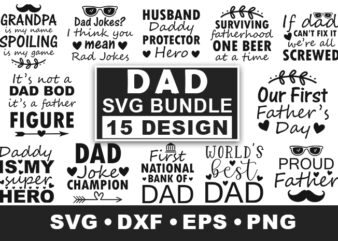 DAD SVG Bundle