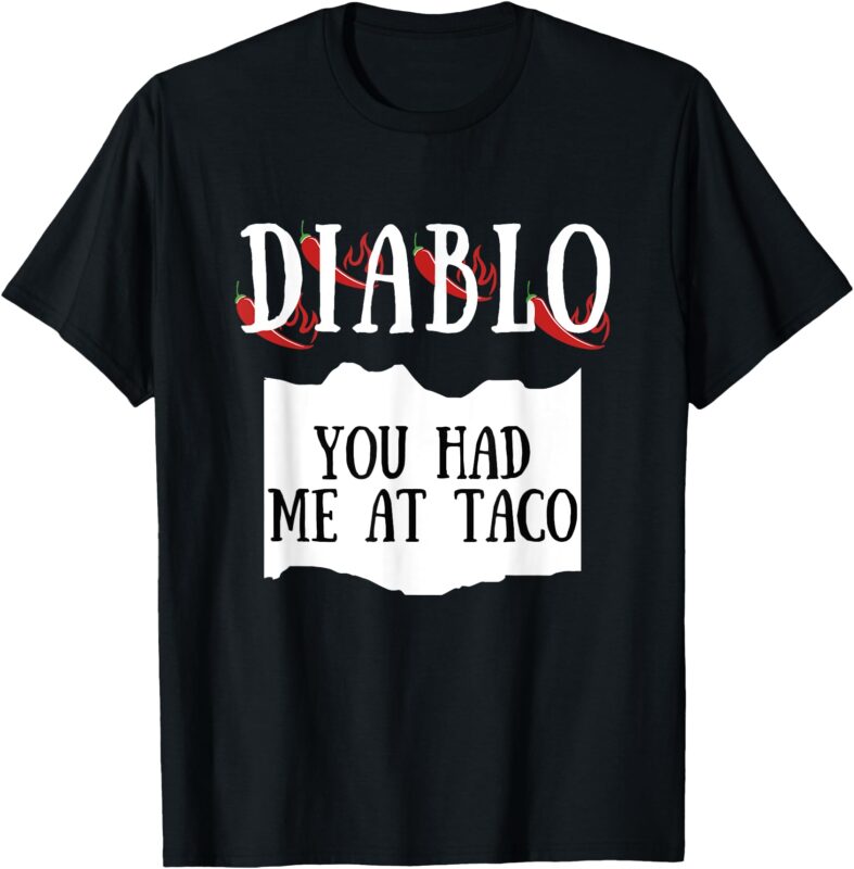 DIABLO – Hot Sauce Packet Group Costume T-Shirt