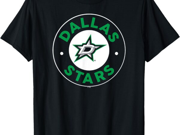 Dallas stars symbol black officially licensed t-shirt