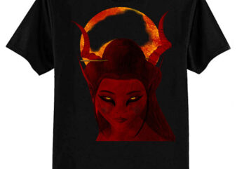 Dark Geisha Red Classic T-Shirt