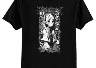 Death Metal Design Frieren T-Shirt