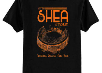 Defunct Shea Stadium New York Baseball T-Shirt