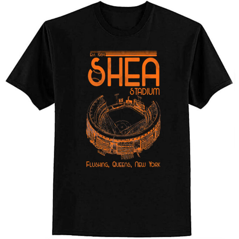 Defunct Shea Stadium New York Baseball T-Shirt