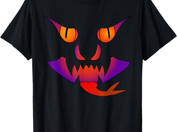 Demon jack o lantern t-shirt