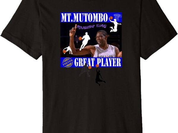 Dikembe mutombo_nba_002 premium t-shirt