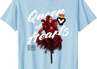 Disney Descendants_ The Rise Of Red Queen Of Hearts Retro T-Shirt