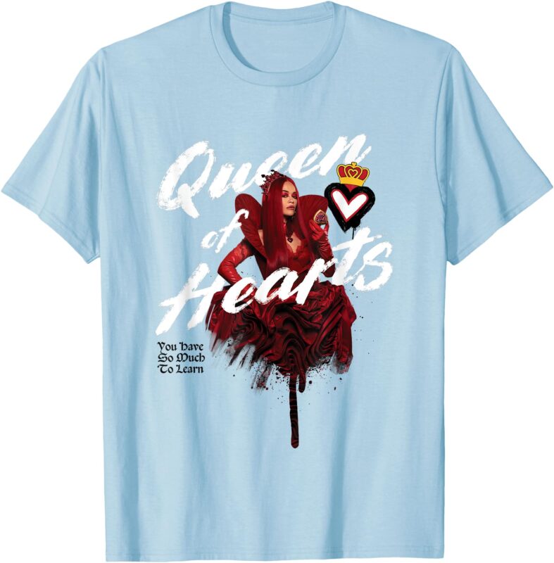 Disney Descendants_ The Rise Of Red Queen Of Hearts Retro T-Shirt