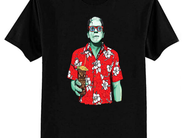 Dr. frankenstein’s tiki monster t-shirt