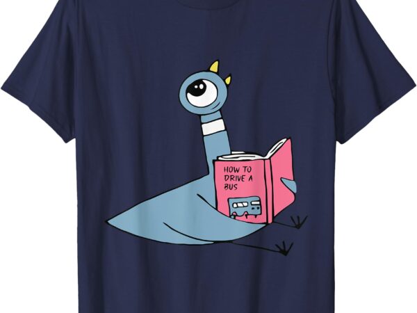 Driven to read pigeon library reading books reader t-shirt