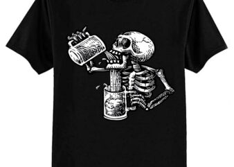 Drunk skull Classic T-Shirt