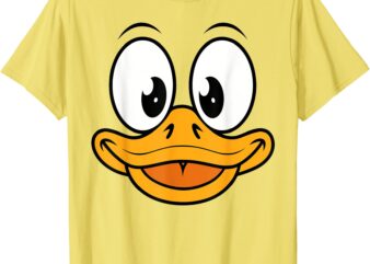 Duck Shirt Adult Kids Men Women Duck Face Costume T-Shirt